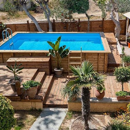 Selana House With Outdoor Pool Villa มัสติคารี ภายนอก รูปภาพ