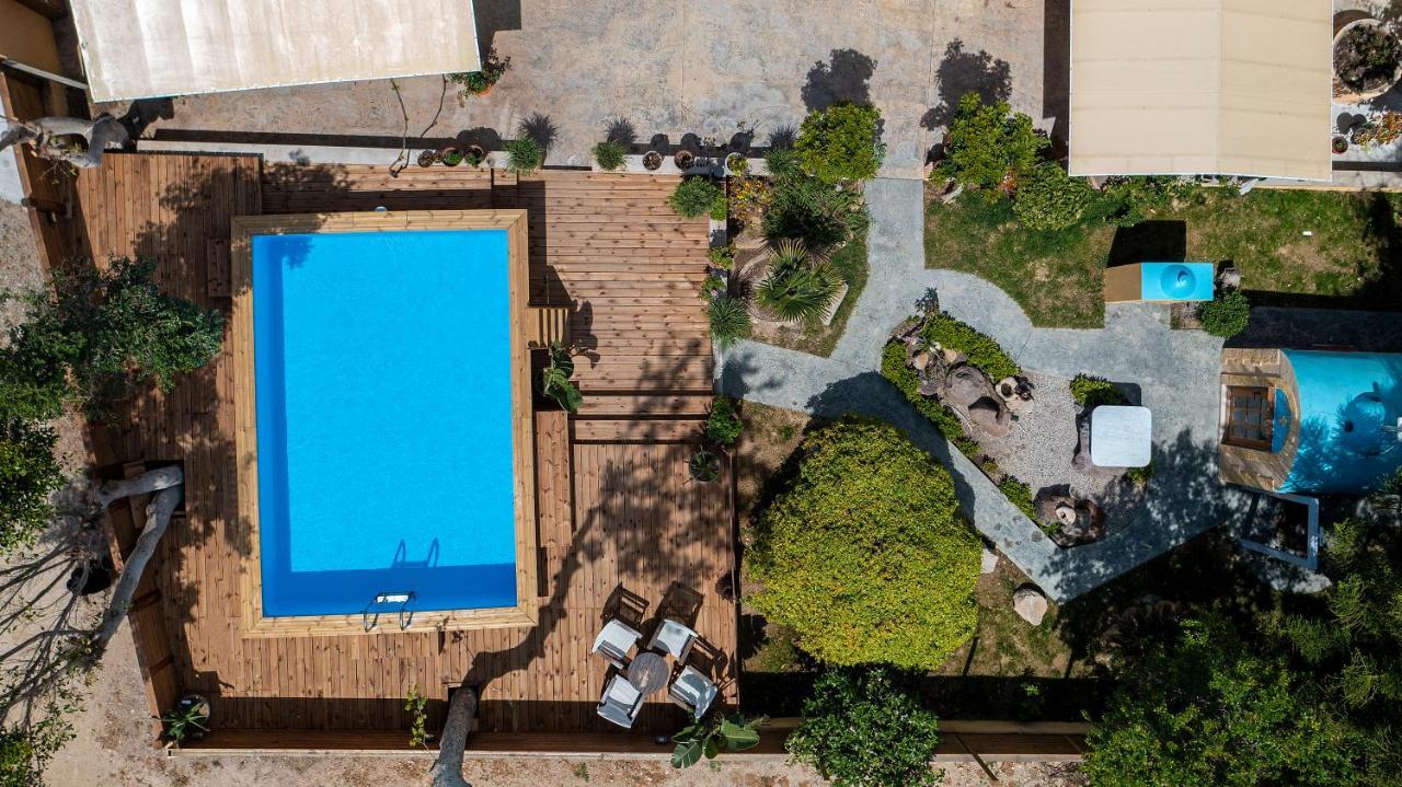 Selana House With Outdoor Pool Villa มัสติคารี ภายนอก รูปภาพ